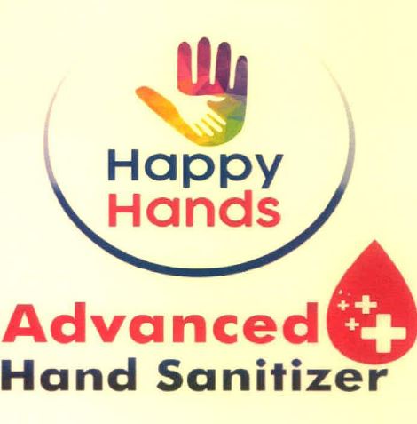Happy Hands Advanced Hand Sanitizer Device mark 4557742 Trademark