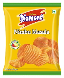 Yellow Diamond Potato Chips Nimbu Masala Device mark 4569274 Trademark