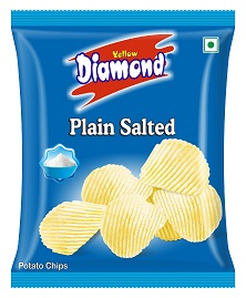 Yellow Diamond Potato Chips - Plain Salted Device mark 4569277 Trademark