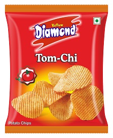 Yellow Diamond Potato Chips - Tom-chi Device mark 4569283 Trademark