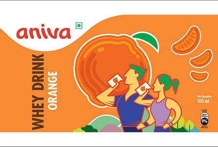 Aniva Whey Drink Orange Device mark 4579140 Trademark