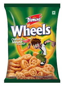Yellow Diamond Wheels- Chatpata Masala Flavour Device mark 4575672 Trademark