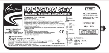 Umaflow Infusion Set Device mark 4581595 Trademark