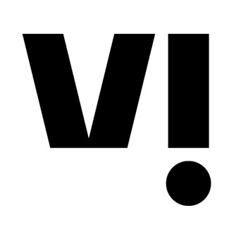 Vi (stylised Logo In Black And White) Device mark 4586191 Trademark