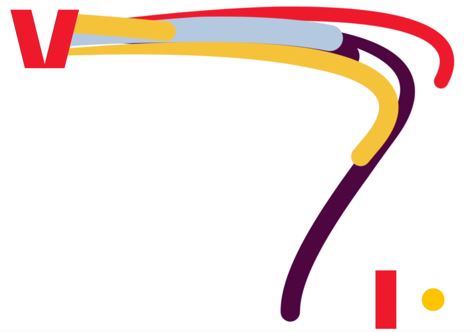 Vi (stylised Logo In Colour) Device mark 4586396 Trademark