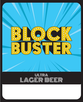 Blockbuster Ultra Lager Beer Device mark 4586441 Trademark