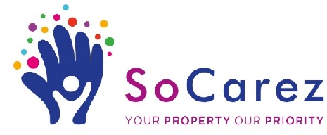 Socarez With Tag Line Your Property Our Priority (device Mark) Device mark 4607105 Trademark