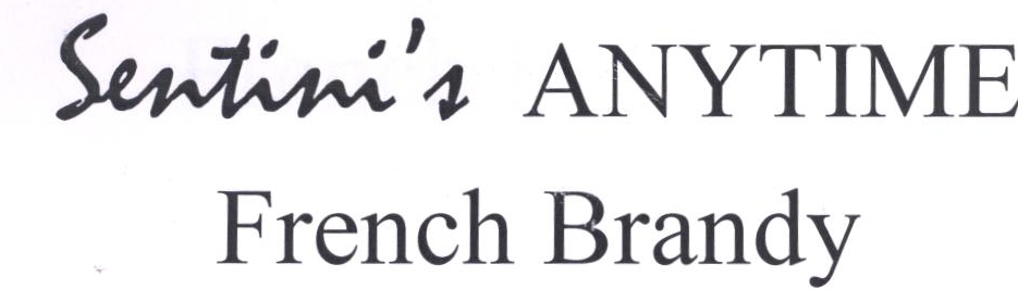 Sentini's Anytime French Brandy Device mark 2369337 Trademark