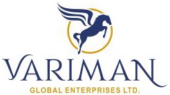 Word "variman Global Enterprises" With The Image Of A Flying Horse On Top In A Circle Device mark 4613064 Trademark