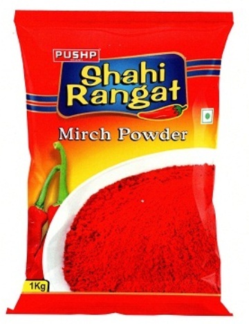 Pushp Brand Shahi Rangat Mirch Powder Device mark 4630532 Trademark