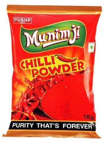 Pushp Brand Munimji Chilli Powder Device mark 4630536 Trademark