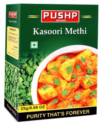 Pushp Brand Kasoori Methi Device mark 4630576 Trademark