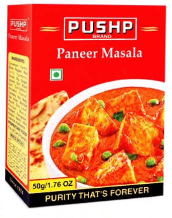 Pushp Brand Paneer Masala Device mark 4630577 Trademark
