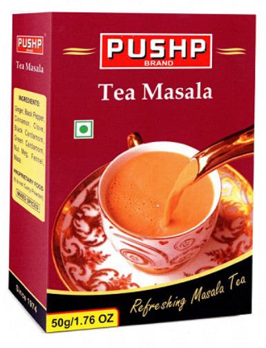 Pushp Brand Tea Masala Device mark 4630582 Trademark