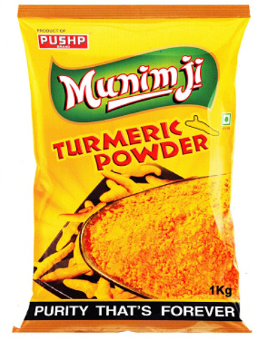 Pushp Brand Munimji Turmeric Powder Device mark 4630583 Trademark