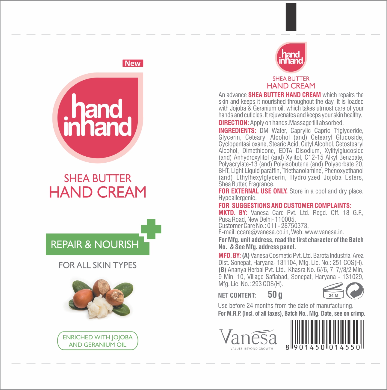 Hand In Hand Device mark 4631201 Trademark