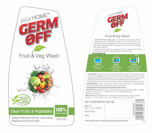 Pour Home Germ Off Device mark 4631210 Trademark