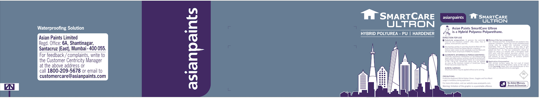 Asian Paints Smartcare Ultron Device mark 4624039 Trademark