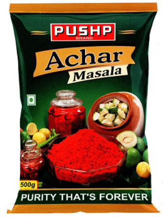 Pushp Brand Achar Masala Device mark 4628785 Trademark