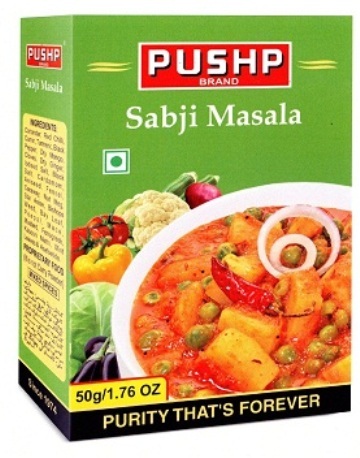 Pushp Brand Sabji Masala Device mark 4628841 Trademark
