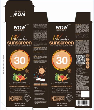 Wow Skin Science Uv Water Sunscreen Device mark 4637343 Trademark