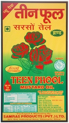 Teen Phool Mustard Oil Device mark 4633386 Trademark