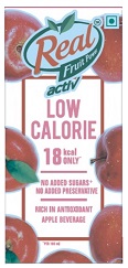 Real Fruit Power Activ Low Calorie Apple Device mark 4638175 Trademark