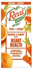 Real Fruit Power Activ Fruit Veggie Orange Carrot Device mark 4638186 Trademark