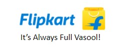 Flipkart- It's Always Full Vasool ! ( Logo And Device) Device mark 4639616 Trademark