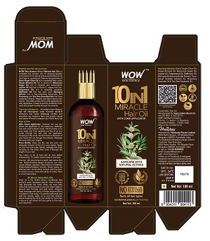 Wow Skin Science 10 In 1 Miracle Hair Oil Device mark 4651543 Trademark