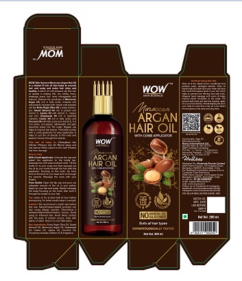Wow Skin Science Moroccan Argan Hair Oil Device mark 4651545 Trademark