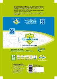 Sanikleen Multi-purpose Germ Removal Wipes Device mark 4652675 Trademark