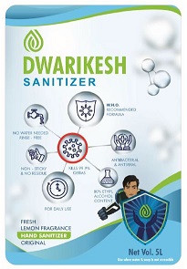 Dwarikesh Sanitizer Device mark 4659259 Trademark