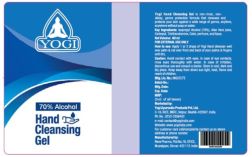 Yogi Hand Cleansing Gel Device mark 4684219 Trademark