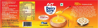 Avt Dairy Sure Cow Ghee Device mark 4680954 Trademark