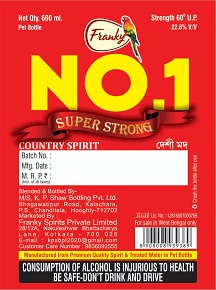 Franky No 1 Super Strong Device mark 4697253 Trademark