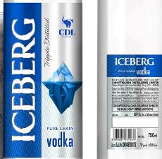 Cdl Iceberg Pure Grain Vodka Device mark 4703297 Trademark