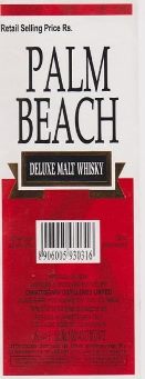 Palm Beach Deluxe Malt Whisky Device mark 4703301 Trademark