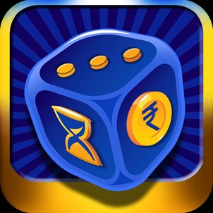 Logo Of Dice With Color Of Blue And Gold Device mark 4713654 Trademark