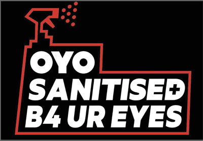 Oyo Sanitised B4 Ur Eyes Logo Device mark 4723903 Trademark