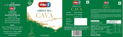 Jivraj9 Green Tea Cava Device mark 4726399 Trademark