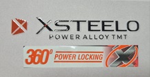 Xsteelo Power Alloy Tmt 360 Degree Power Locking Device mark 4732293 Trademark