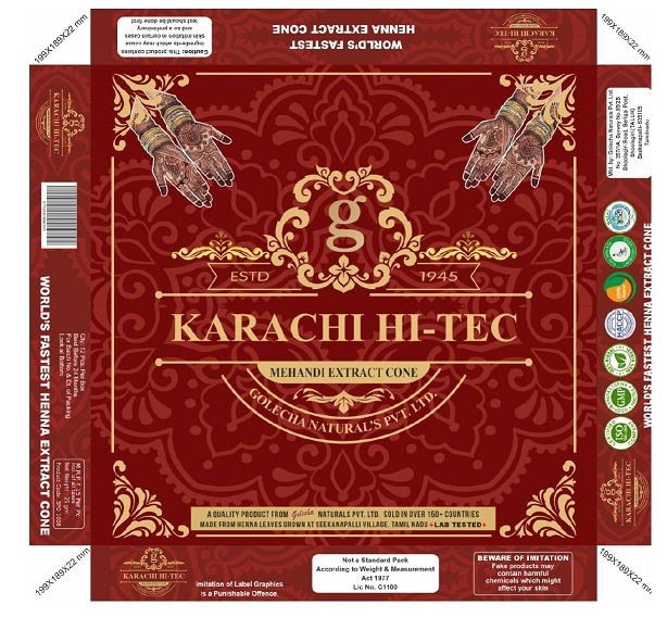 Karachi-hi Tec With Device Device mark 4750443 Trademark