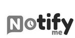 Notifyme (with Device) Device mark 4750690 Trademark