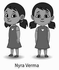 Nyra Verma With Caricature Of Girl Device mark 4750693 Trademark