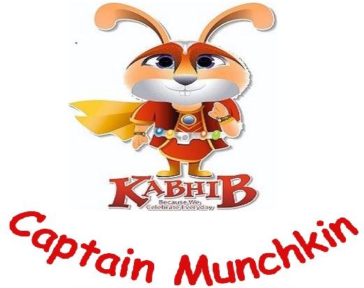 Kabhi B - Because We Celebrate Everyday - Captain Munchkin Device mark 4752335 Trademark