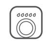 Device Of Two Circles And Drops In Squircle Device mark 4757135 Trademark