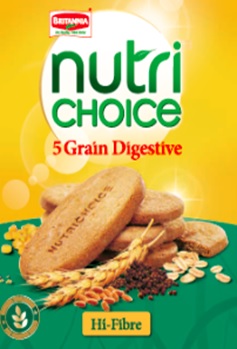 Britannia Nutrichoice 5 Grain Digestive Device mark 4761446 Trademark