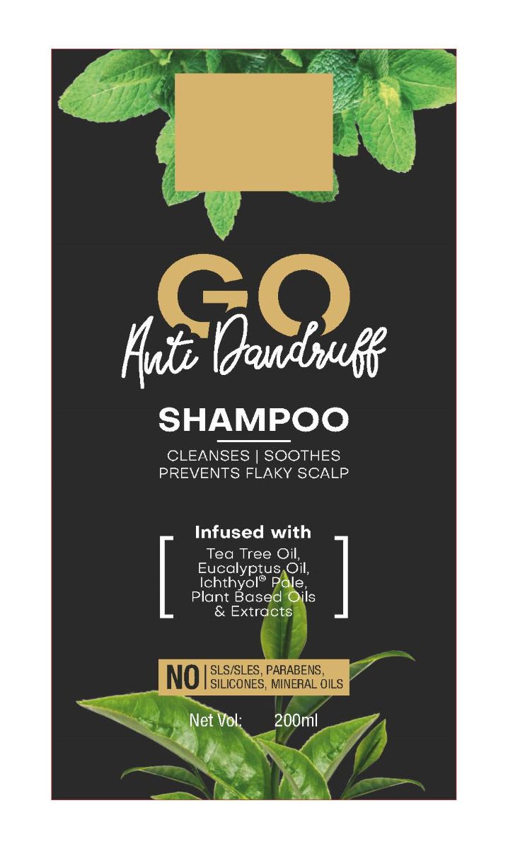 Go Anti Dandruff Label Device mark 4775364 Trademark