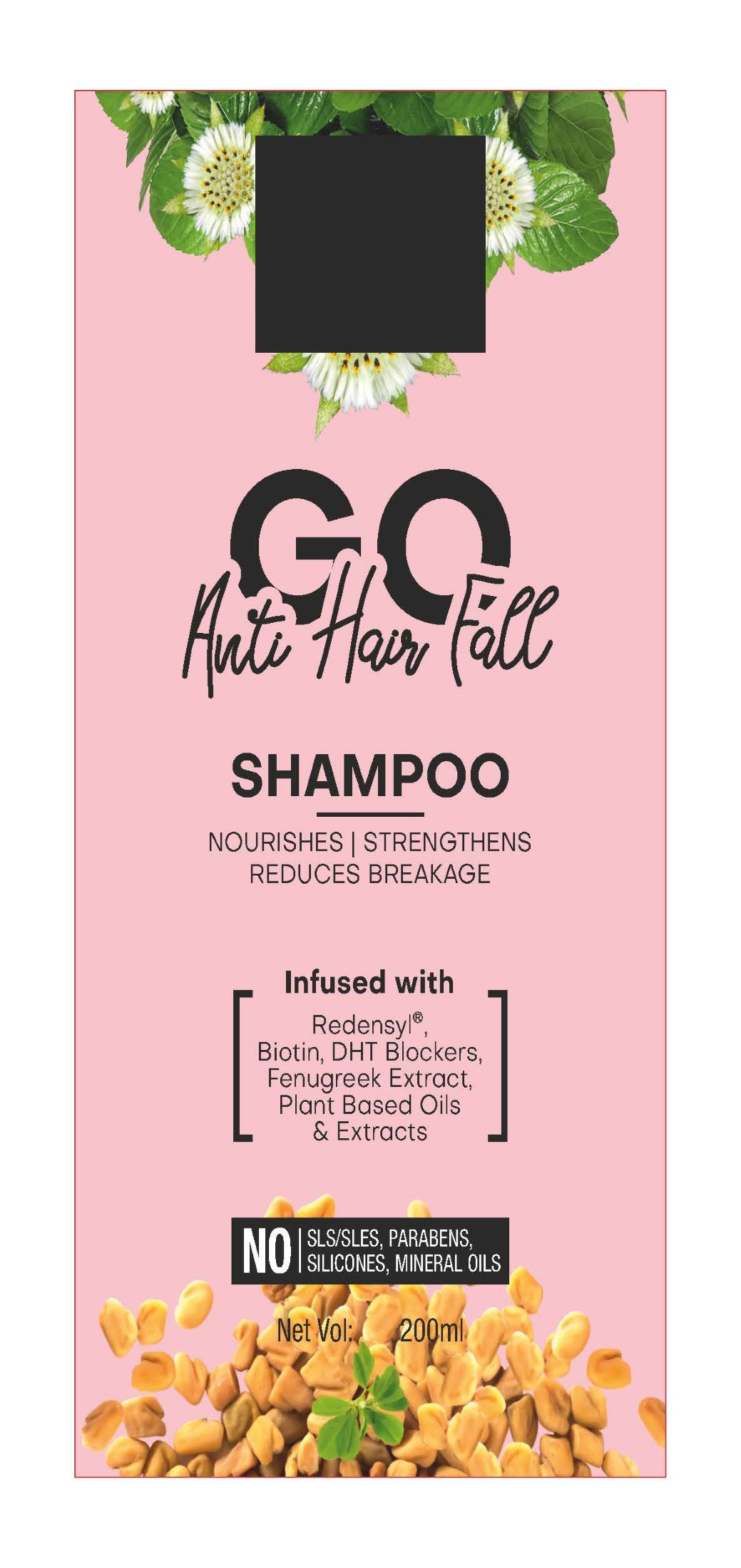 Go Anti Hair Fall Label Device mark 4775366 Trademark